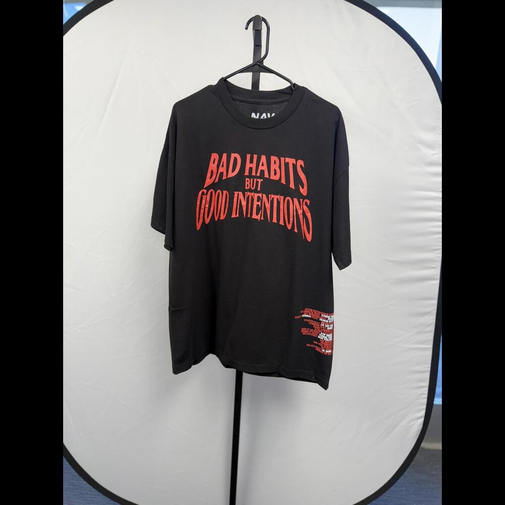 NAV x Vlone 'Bad Habits' Graphic Tee - X-Large